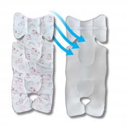Постелка супер против изпотяване с 3д меш еднорог