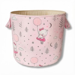 Кош за играчки Розово мече