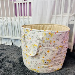 Кош за играчки Жълт слон