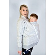 Полар за бебеносене – Сив